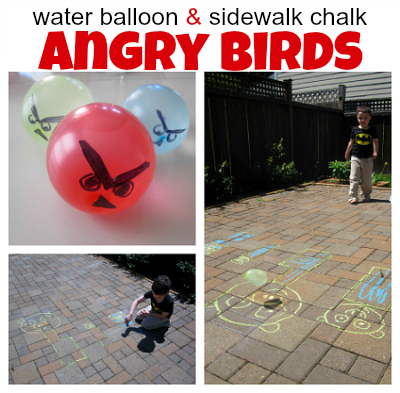 Angry Birds Inspired Water Balloon Game