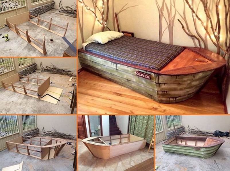 Creative Ideas - DIY Cool Boat Bed