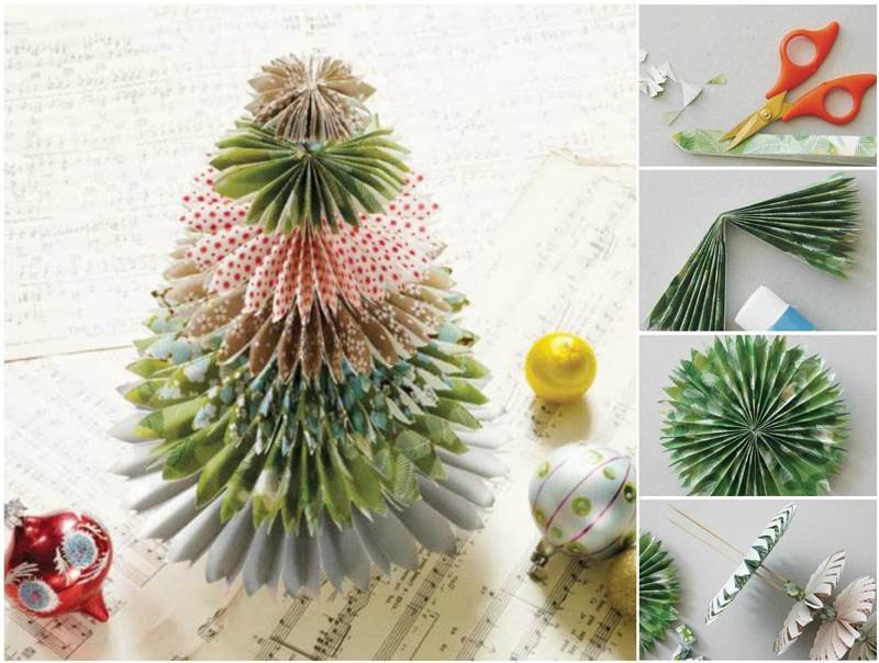 Creative Ideas – DIY Festive Paper Christmas Tree