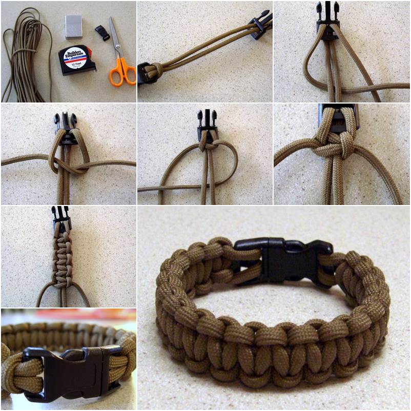 how to make paracord bracelet