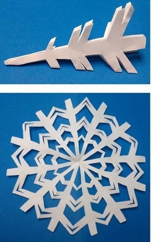 snowflake paper easy snowflakes templates creative step craft icreativeideas decorate tutorials floral idea fun