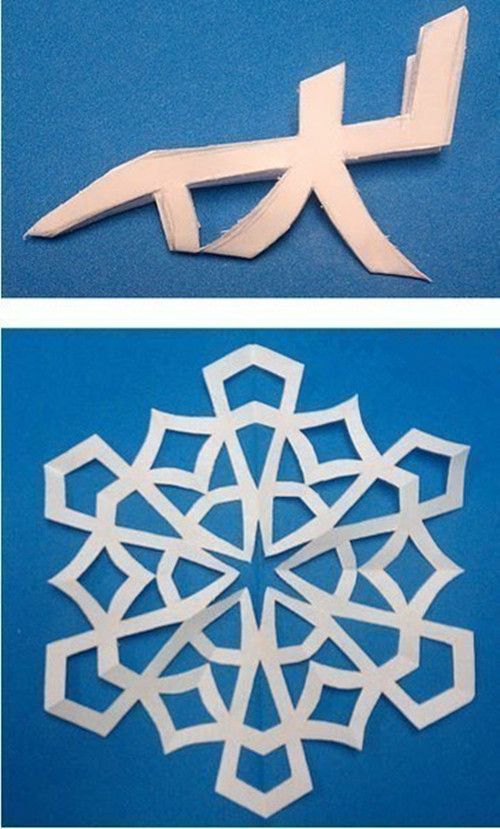 paper snowflake snowflakes template templates easy diy creative crafts nieve copos papel hacer step craft tutorial frozen manualidades icreativeideas