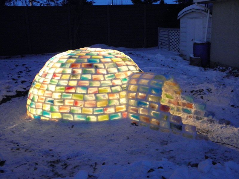 Creative Ideas - How to Build a Rainbow Igloo Using Milk Cartons 11