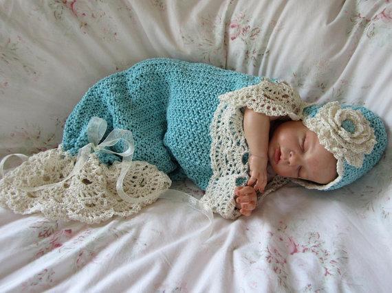 35+ Adorable Crochet and Knitted Baby Cocoon Patterns ...