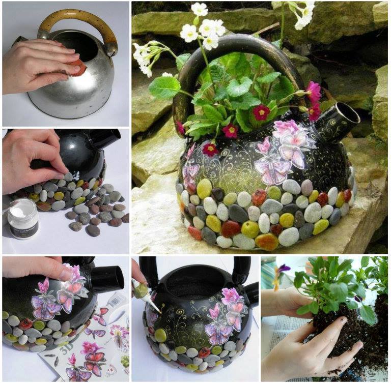 40+ Creative DIY Garden Containers and Planters from Recycled Materials 12