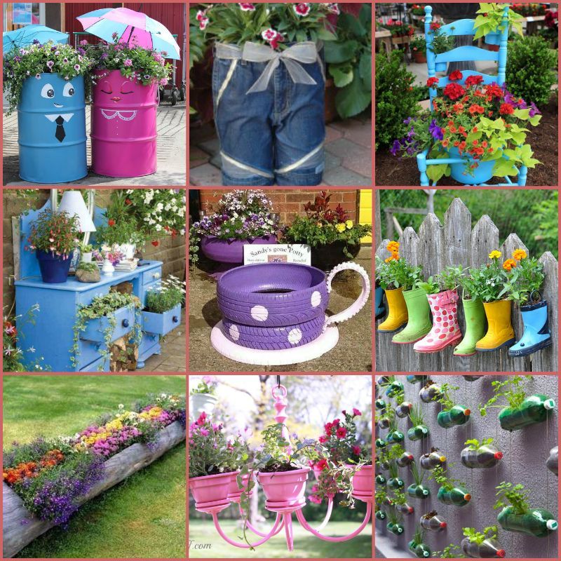 Creative Diy Garden Containers And Planters From Recycled Materials