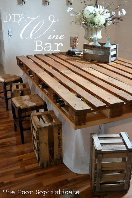 16 Great DIY Ideas for Indoor and Outdoor Wine Bars