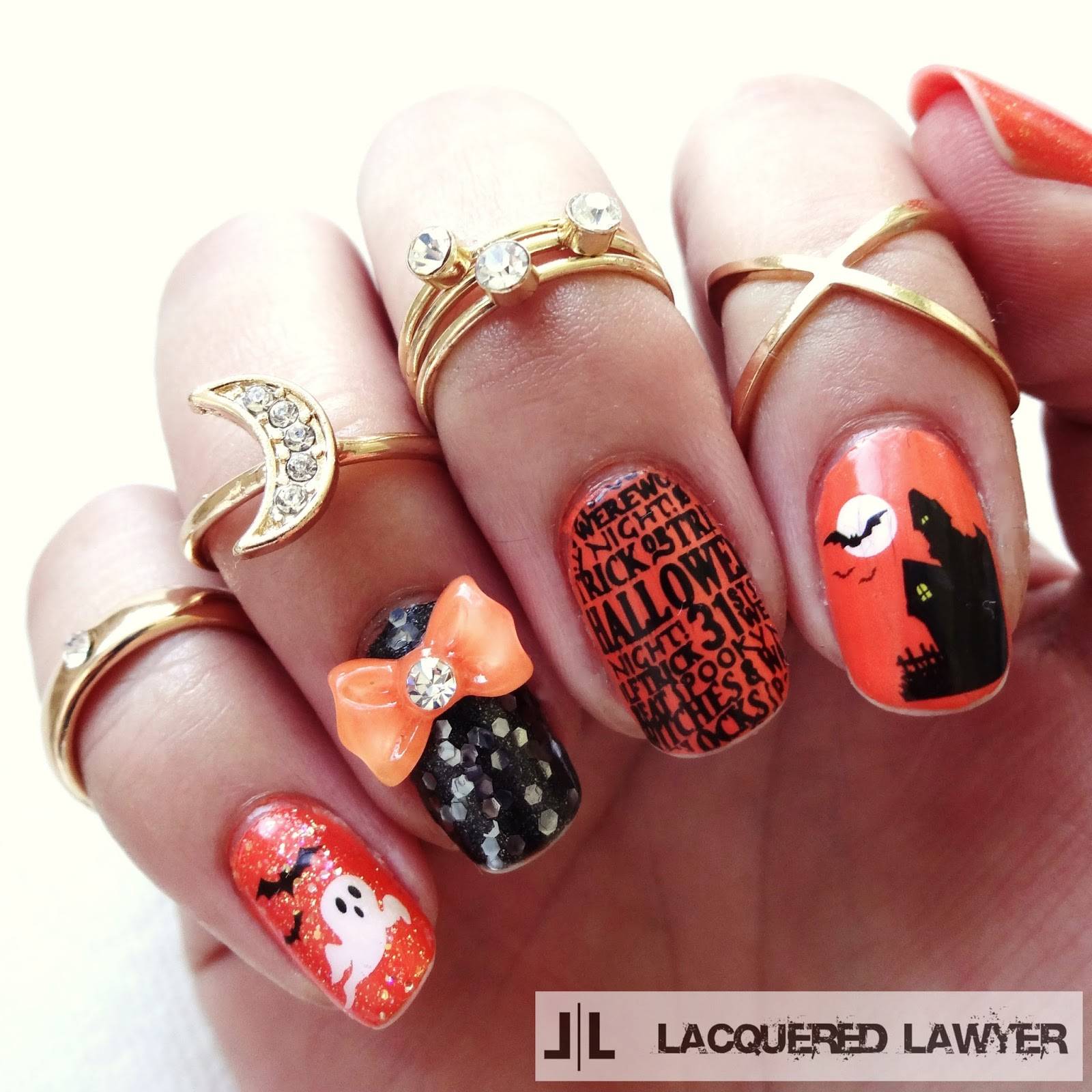 40+ Spooky and Creative DIY Halloween Nail Art Ideas --> Halloween Nail Art