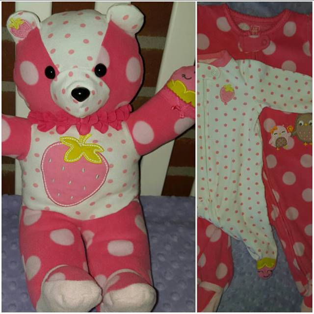 old shirt into teddy bear