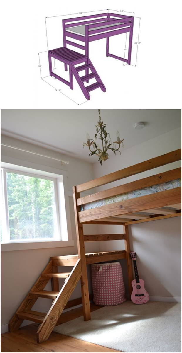 bed plans bunk beds unlimited our college loft bed plans