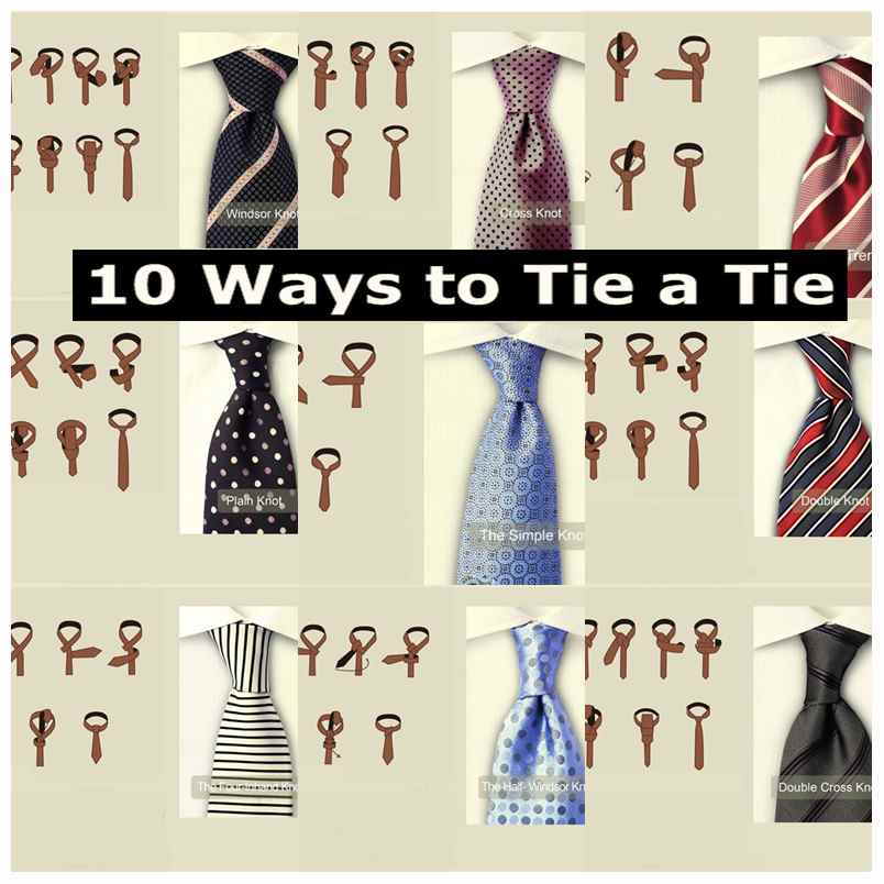 10 Ways to Tie a Tie.