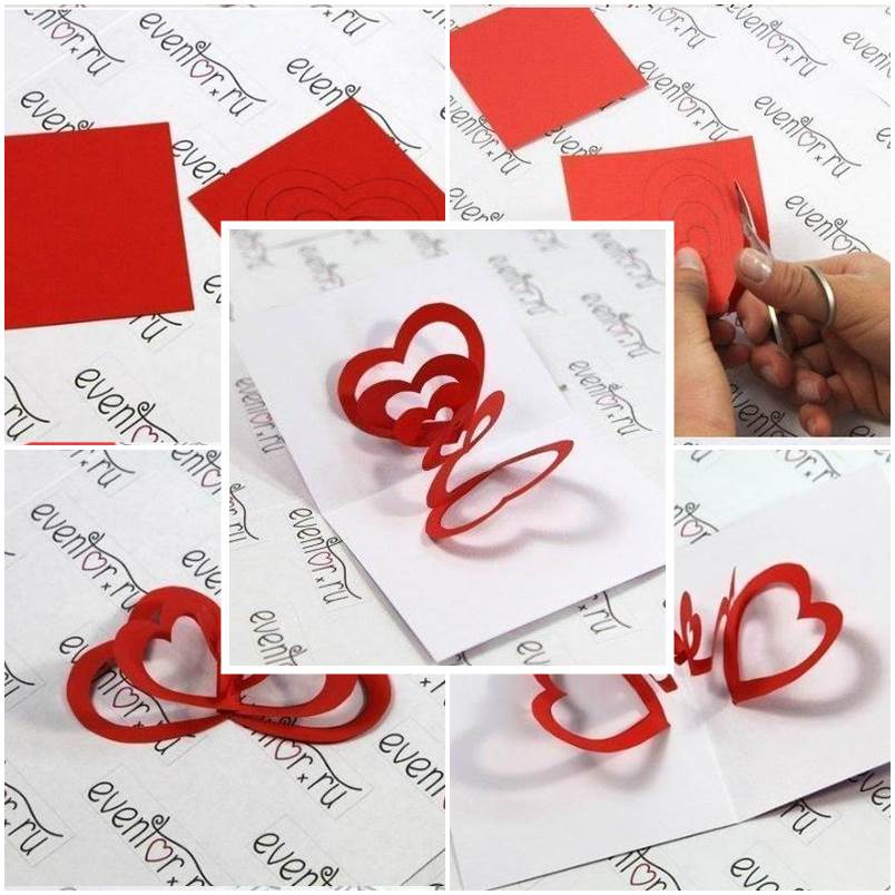 DIY 3D Hearts Valentine s Day Card diy-3d-hearts-valentine-s-day-card