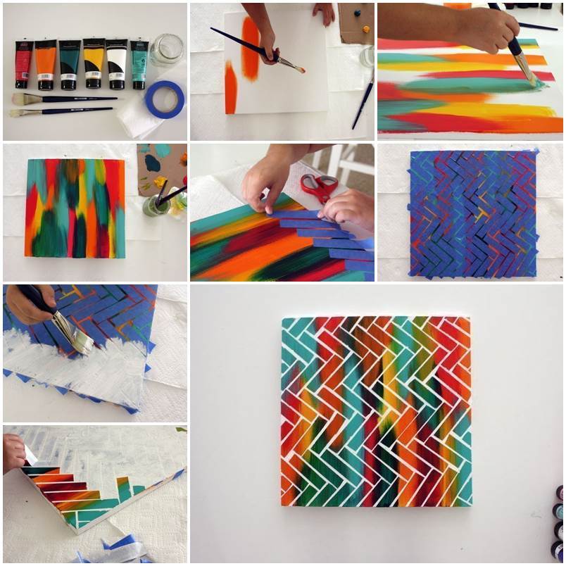 DIY Creative Painting Wall Art