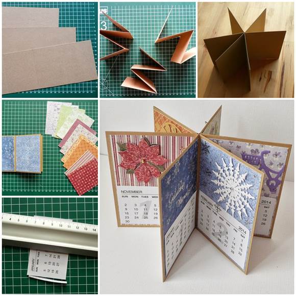 Diy Unique Three Dimensional Desktop Calendar