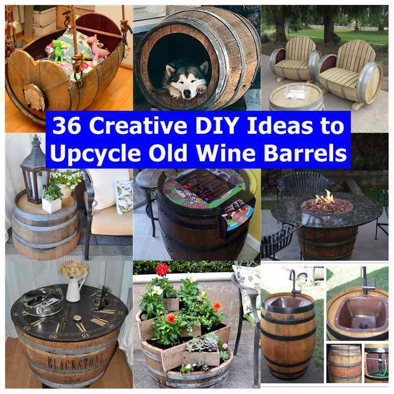 New Wine Barrel Projects for Living room