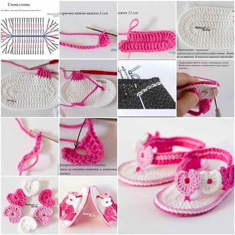 diy crochet baby booties