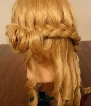 DIY Elegant Braided Low Bun Hairstyle