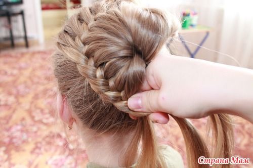 DIY Unique Braided Bun Hairstyle