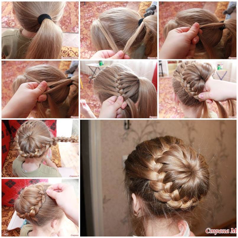 Diy Unique Braided Bun Hairstyle