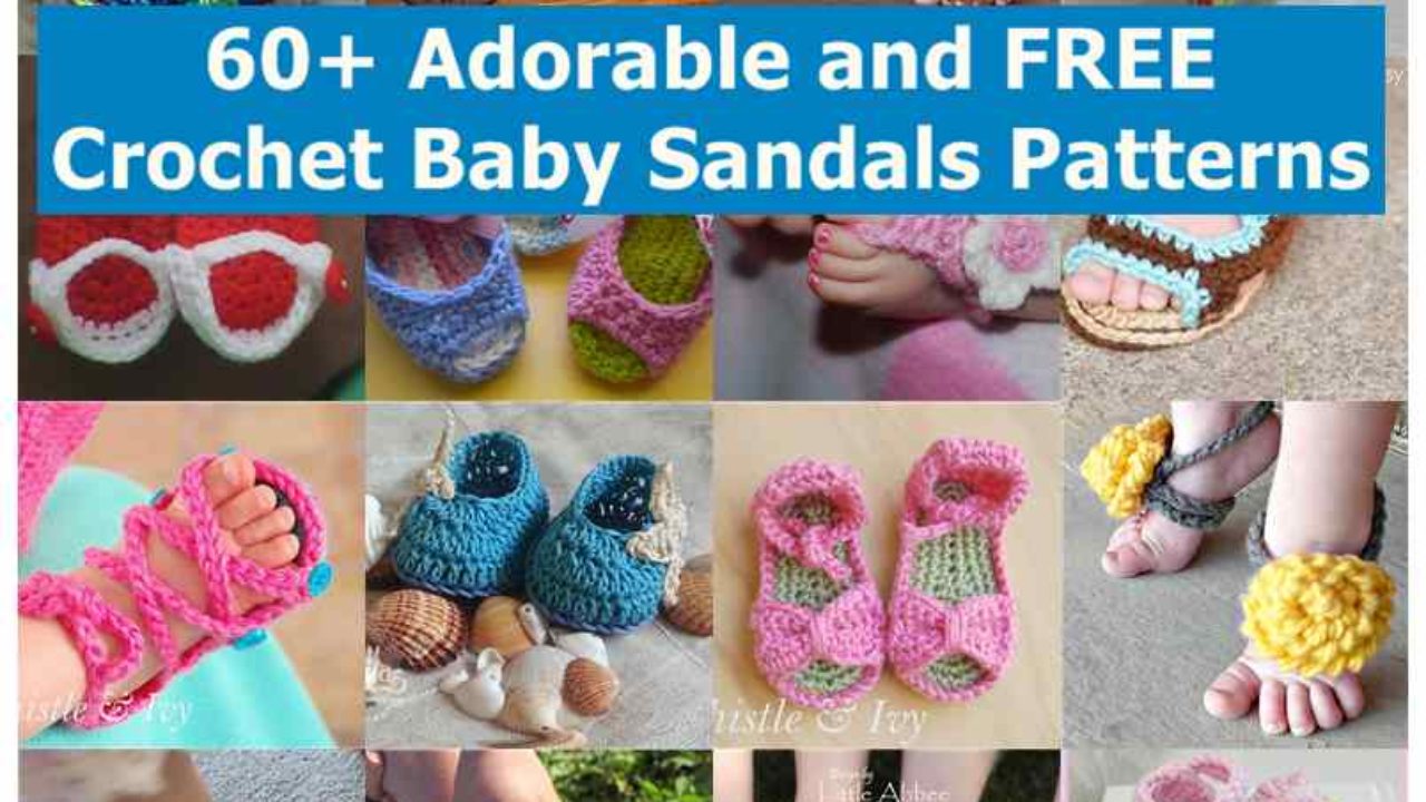 FREE Crochet Baby Sandals Patterns
