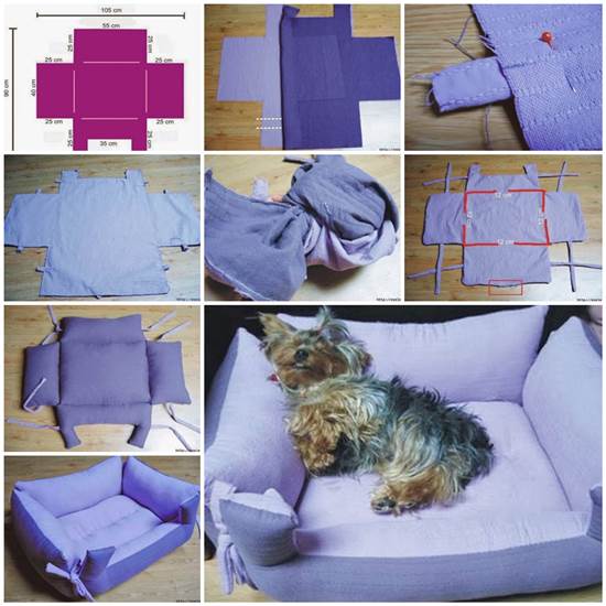 homemade dog bed patterns