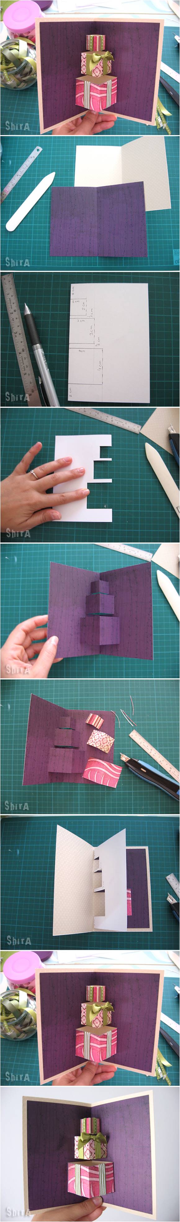 gift card pop up box