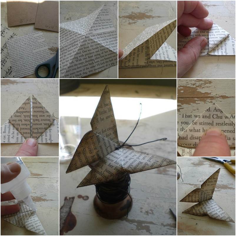 How To Diy Easy Origami Butterfly