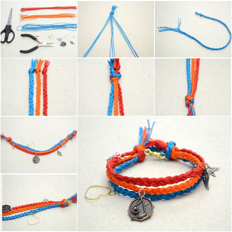 How to DIY Multi-Strand Macrame Friendship Bracelet