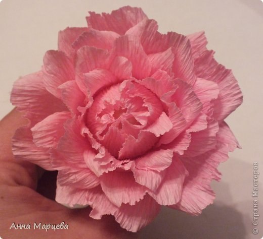 How to make easy crepe paper chocolate flower
