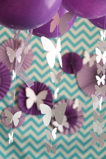DIY Beautiful Butterfly  Decoration  from Templates
