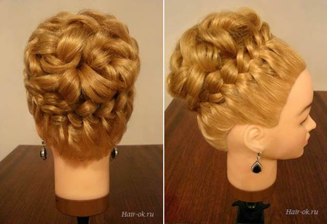 How To Diy Elegant Hairstyle With Braids And Curls