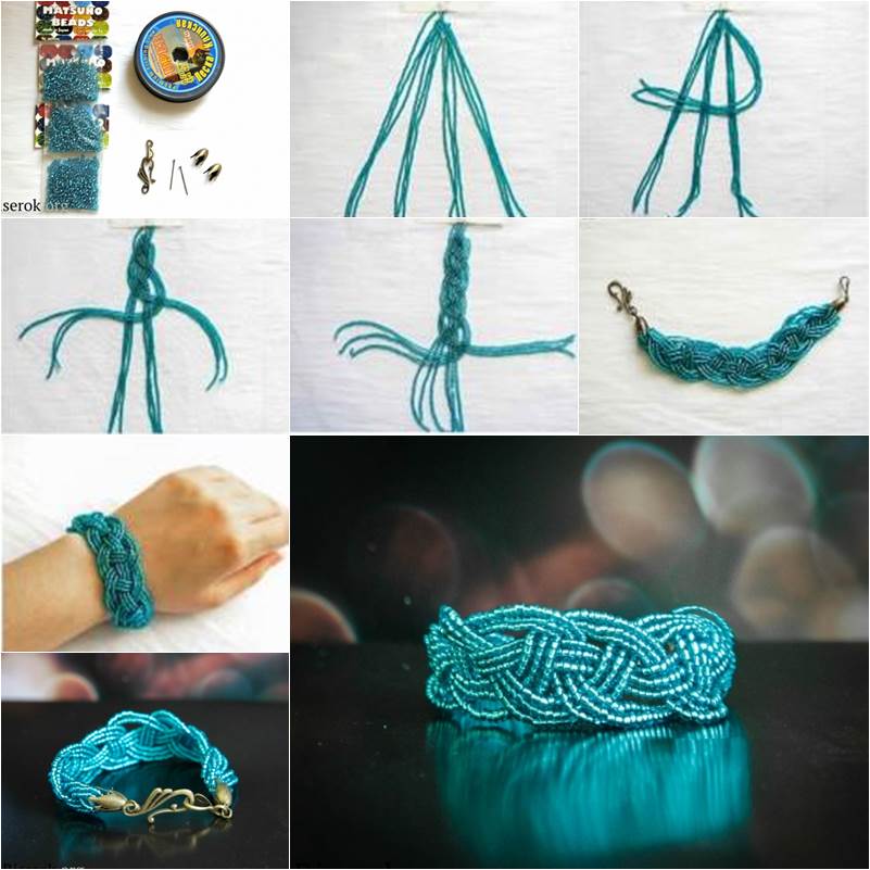 How to DIY Beautiful Celtic Knots Weaving Bracelet