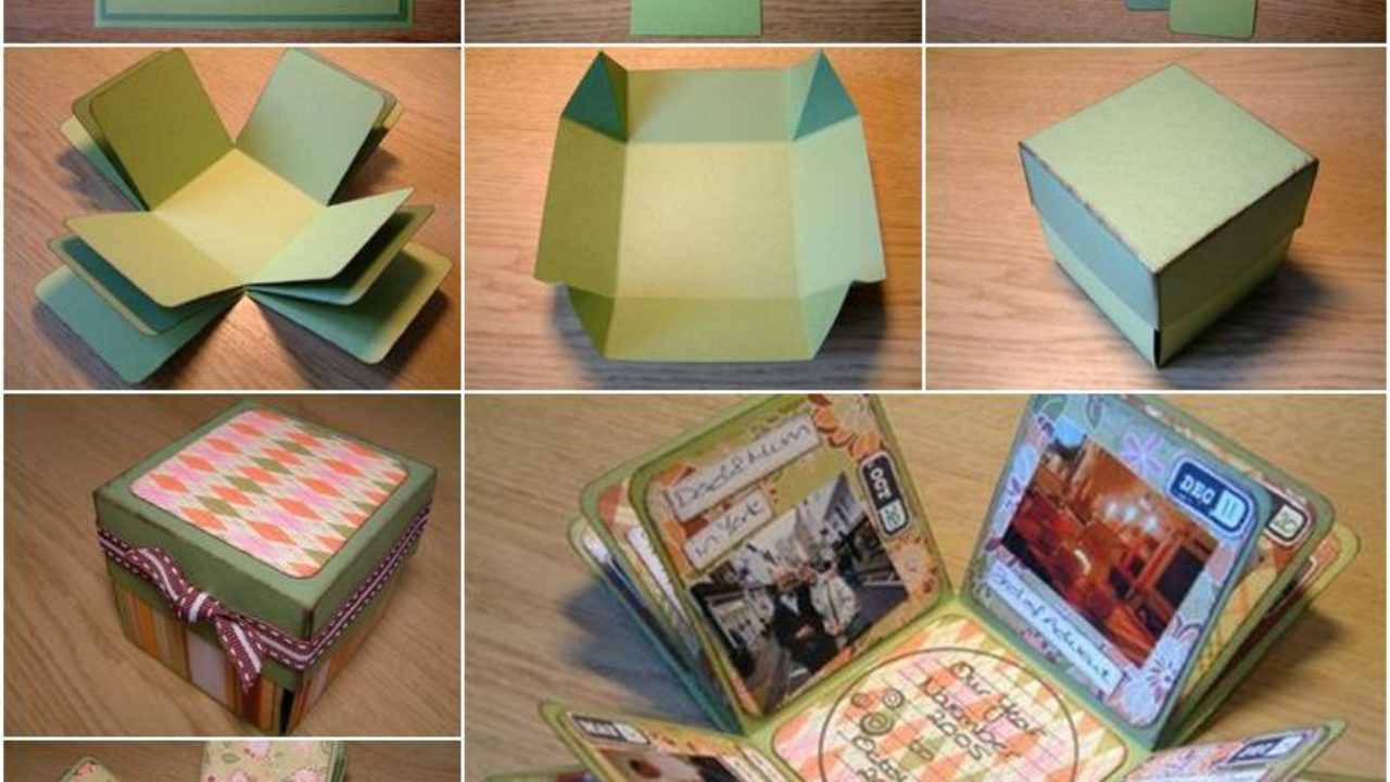 How To Diy Creative Box Photo Album