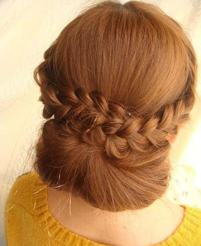How to DIY Elegant Braids and Chignon Hairstyle