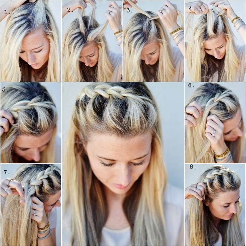 How To Diy Half Up Side French Braid Hairstyle