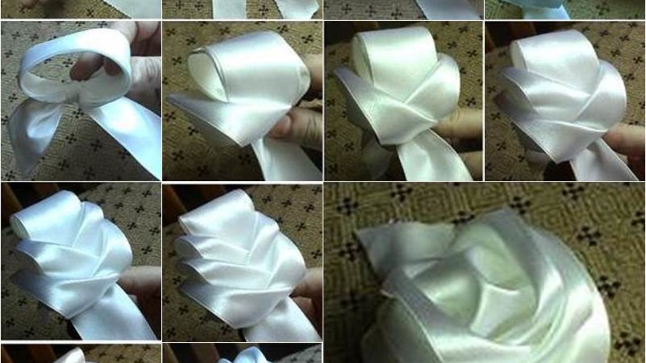 How To Make Diy Satin Ribbon Rose Without Needle And Thread