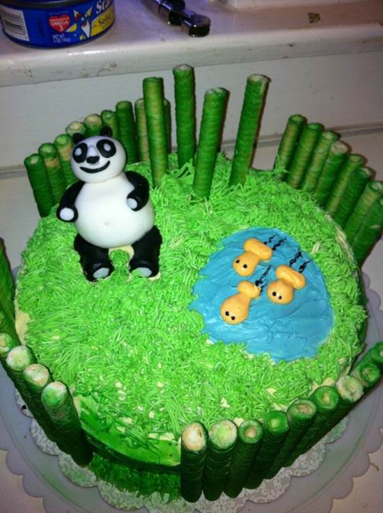 16 Creative Bamboo and Panda Cake DIY Ideas