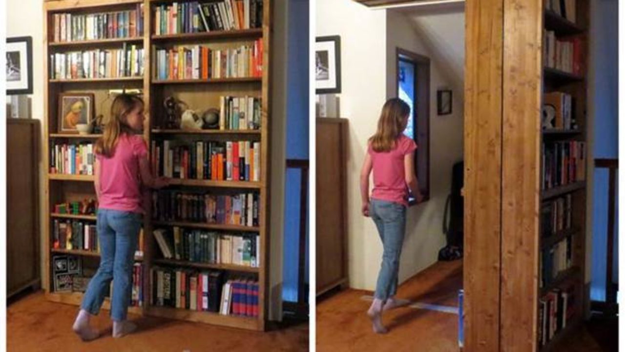 How To Build A Creative Diy Sliding Door Bookshelf