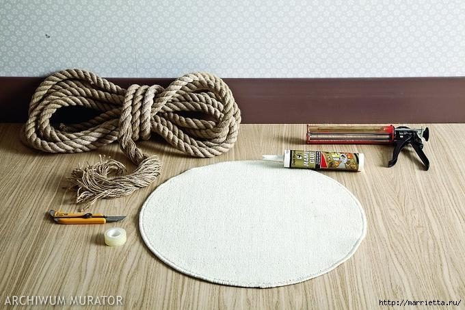 How To Diy Simple Rope Rug
