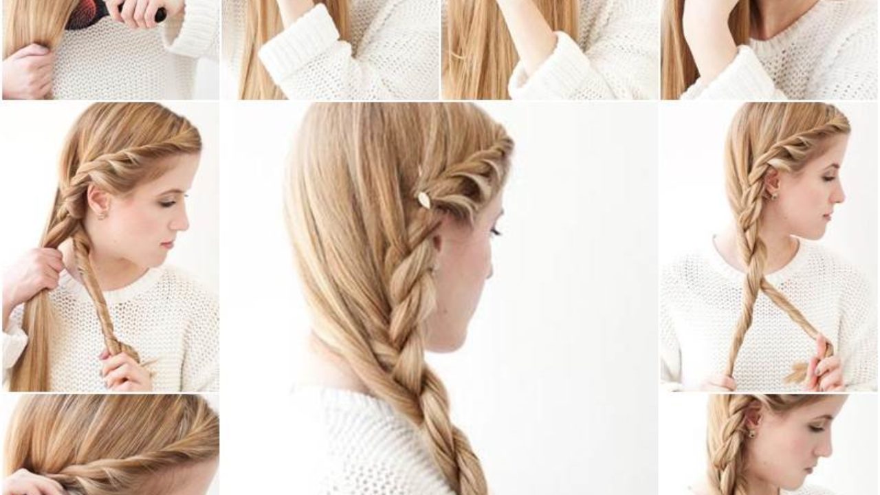 How To Diy Simple Side Braid Hairstyle