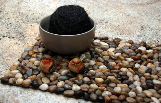Building Stone Mat How to DIY Stone Floor Mat