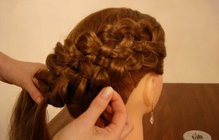 How to Weave Five Strand Diagonal French Braid Hairstyle