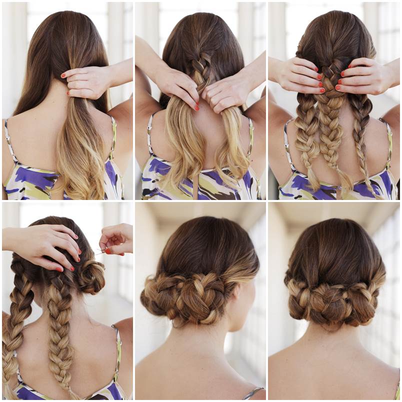 Creative Ideas Diy Easy Braided Updo Hairstyle