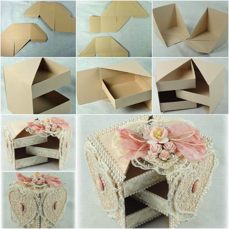 Diy Beautiful Gift Box With Hidden Drawers