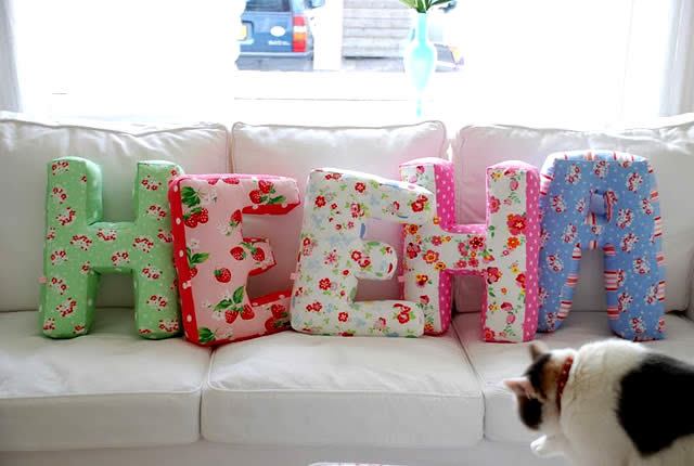 letter cushions