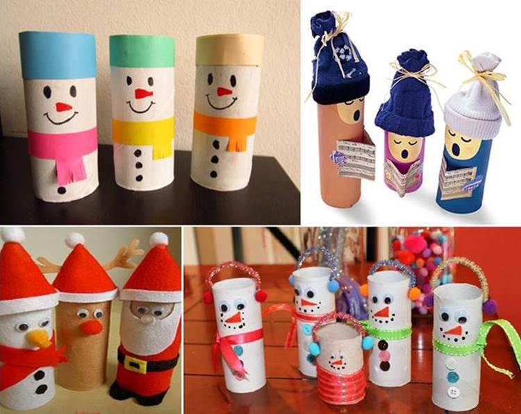 xmas ideas with toilet rolls