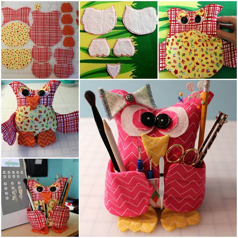 Creative Ideas DIY Adorable Fabric Owl Creative Ideas DIY Adorable Fabric Owl