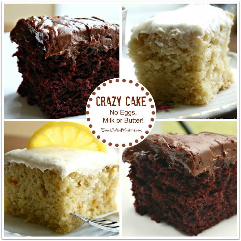Creative Ideas DIY Crazy Cake Without Eggs, Milk or Butter