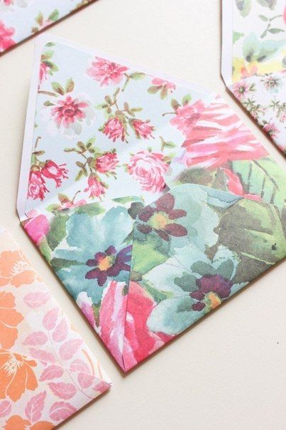 Creative Ideas - DIY Pretty Envelops with Templates