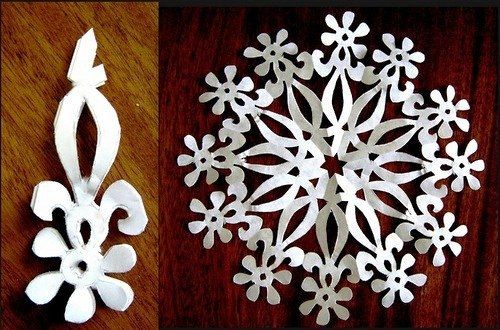 Creative Ideas DIY Beautiful Paper Snowflakes from Templates